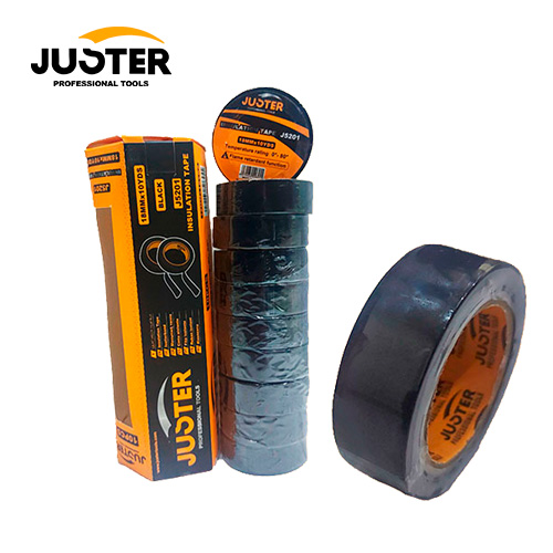 CINTA AISLADORA NEGRA 10MTX1.8CM 10PZ JUSTER J5201