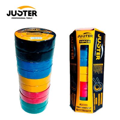 CINTA AISLADORA 10MT X 10PZ JUSTER J5202 COL.SUR