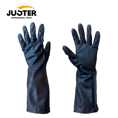 GUANTE LATEX SENCILLO NEGRO M JUSTER SP1107